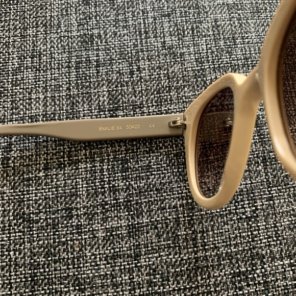 Caroline Abram Emilie sunglasses - taupe and olive - 64 - Picture 4 of 6